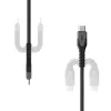 USB-C kuni USB-C toitekaabel EATON Urban Armor Gear Kevlar Core 1,5 m, USB 2.0, must/hall