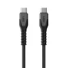USB-C kuni USB-C toitekaabel EATON Urban Armor Gear Kevlar Core 1,5 m, USB 2.0, must/hall