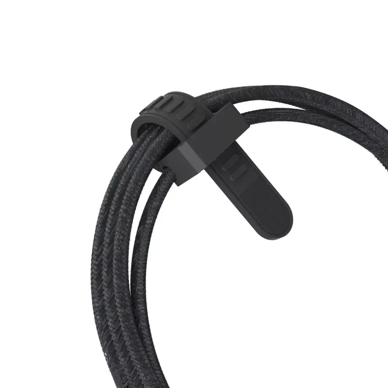 USB-C to USB-C toitekaabel Eaton 1,5 m — Kevlar-südamik, USB 2.0, must/oranž