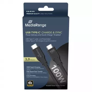 USB-kaabel MediaRange MRCS218 3 m USB 3.2 Gen 1 USB C Must