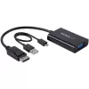 StarTech.com DisplayPort–VGA adapter heliga, 0,184 m, 1920 x 1200 pikslit, 1080p, must, aktiivne videomuundur, 0–70 °C