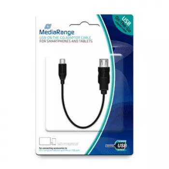 USB Kaabel MediaRange MRCS168 0,2m Micro-USB B USB A Must