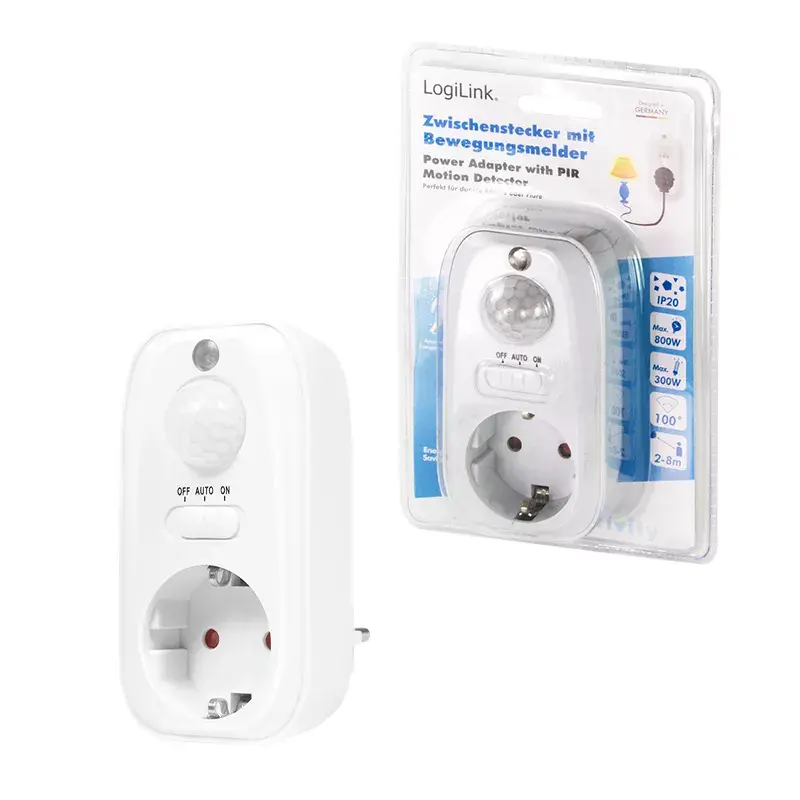 Toitepistiku adapter LogiLink PA0248 Valge