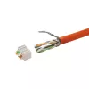 Juhtmepistik LogiLink MP0057 Cat.6A Cat.7 Cat.7A Metallist