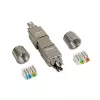 Juhtmepistik LogiLink MP0057 Cat.6A Cat.7 Cat.7A Metallist