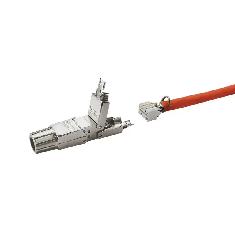 Juhtmepistik LogiLink MP0057 Cat.6A Cat.7 Cat.7A Metallist