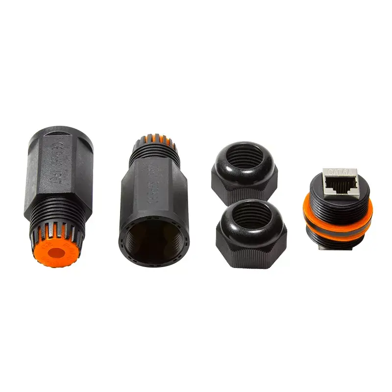 Juhtmeühendus LogiLink NP0081 2x RJ45 Must