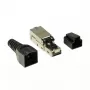 Juhtmeühendus LogiLink MP0044 RJ-45 Cat6a 0,5 m roostevaba teras