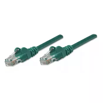 Intellinet võrgukaabel, Cat5e, 0,5 m, roheline, CCA, U/UTP, PVC, RJ45, kullatud kontaktid, tõmblukuga, kaitsemuhviga, eluaegne garantii