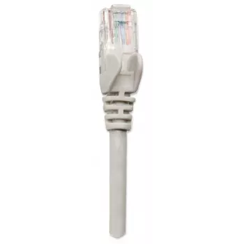 Intellinet võrguparanduskaabel, Cat5e, 2m, Hall, CCA, U/UTP, PVC, RJ45, Kullatud kontaktid, Haardevaba, Kaablikaitsega, Eluaegne garantii