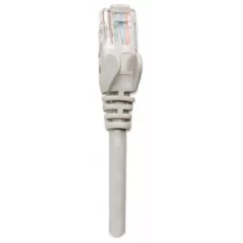 Intellinet võrguparanduskaabel, Cat5e, 15 m, hall, CCA, U/UTP, PVC, RJ45, kullatud kontaktid, tõmbetakistuseta, kaitsemuhviga, eluaegne garantii