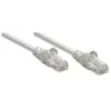 Intellinet võrguparanduskaabel, Cat5e, 15 m, hall, CCA, U/UTP, PVC, RJ45, kullatud kontaktid, tõmbetakistuseta, kaitsemuhviga, eluaegne garantii