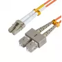 Microconnect FIB420003 InfiniBand/optiline kaabel 3 m LC SC oranž
