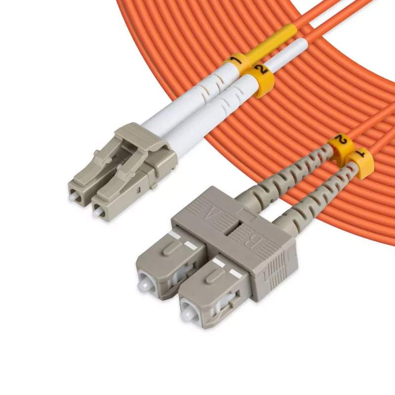 Microconnect FIB422001-2 InfiniBand/kiudoptiline kaabel 1 m LC SC Oranž