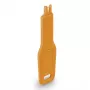 Lindy RJ45 pordi lukustusvõti oranž mudel 47896 — RJ45 pordi turvavõti võrgulukkude jaoks