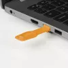 Lindy RJ45 pordi lukustusvõti oranž mudel 47896 — RJ45 pordi turvavõti võrgulukkude jaoks