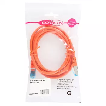 Võrgukaabel LOGON TCR55SS050O Cat5e SF/UTP (S-FTP) 5 m oranž RJ-45–RJ-45