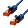 Etherneti kaabel ProXtend CAT6 RJ-45 0,75m sinine