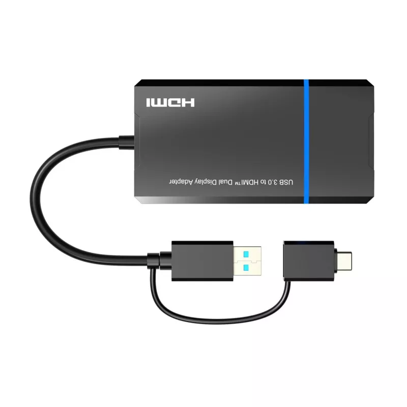 Microconnect USB 3.1 USB-C HDMI-adapter MC-USB3.1CHDMIX2-2IN1