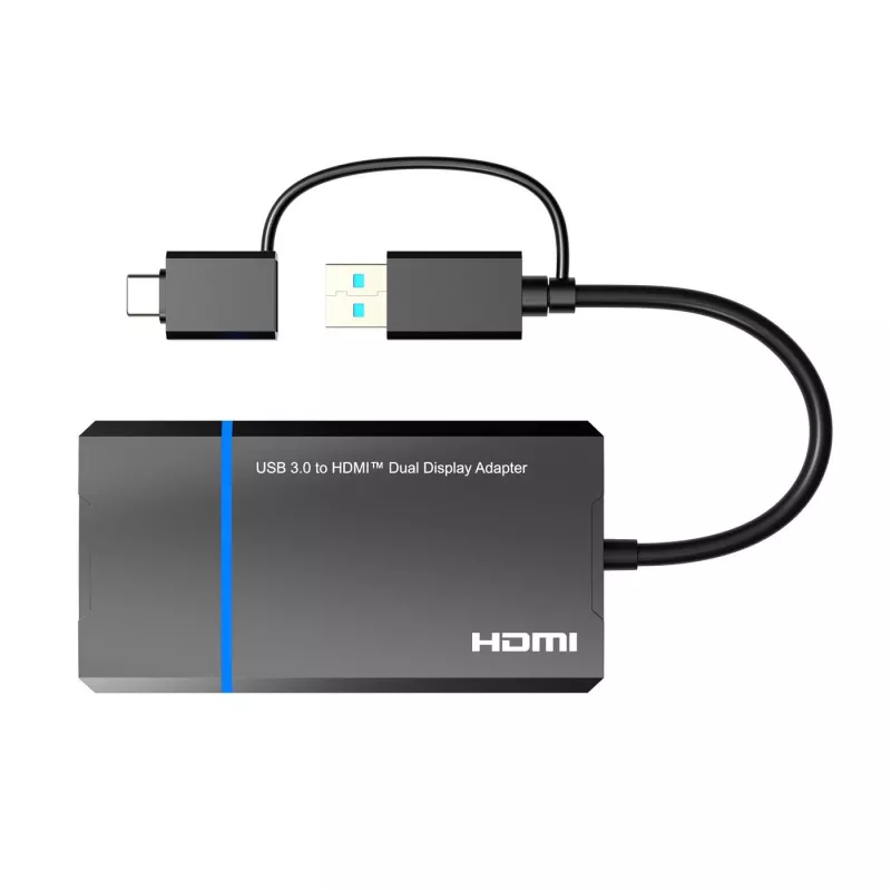 Microconnect USB 3.1 USB-C HDMI-adapter MC-USB3.1CHDMIX2-2IN1