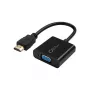 Microconnect HDMVGA1B videokaabli adapter 0,15 m HDMI tüüp A (standardne) VGA (D-Sub) must