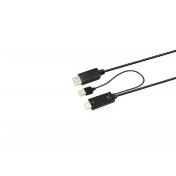 Microconnect HDMI-DP-CON3 videokaabli adapter 3 m HDMI tüüp A (Standard) DisplayPort must