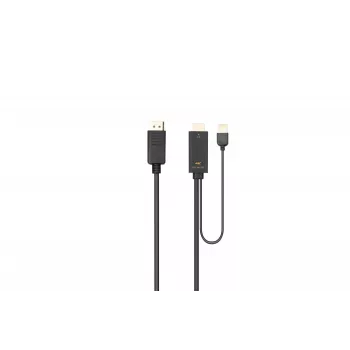 Microconnect HDMI-DP-CON3 videokaabli adapter 3 m HDMI tüüp A (Standard) DisplayPort must