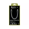 USB-C kaabel Sandberg Survivor 0,2M 100W Must Valge