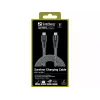 USB-C kaabel Sandberg Survivor 2M 100W must valge