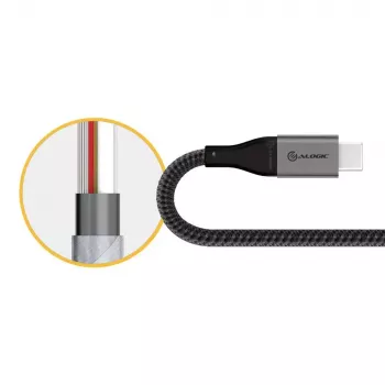 USB-kaabel ALOGIC ULCA2030-SGR 0,3 m USB 2.0 Hall