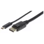 Manhattan USB-C - DisplayPort-kaabel, 4K@60Hz, 1m, isane-isanele, must, mitte kahesuunaline, kolmeaastane garantii, samaväärne tootega CDP2DP1MBD