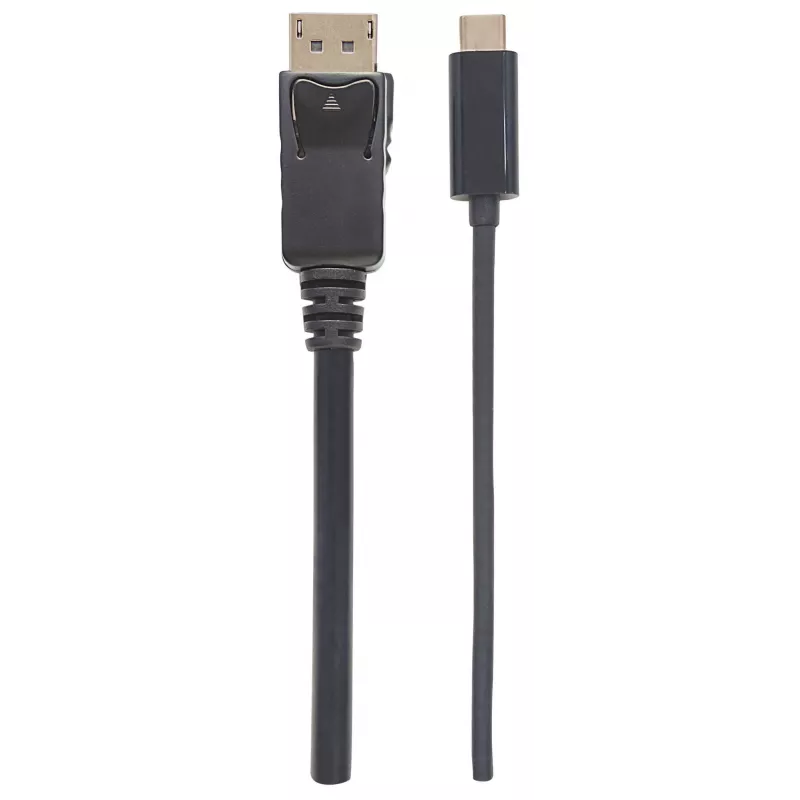 Manhattan USB-C - DisplayPort-kaabel, 4K@60Hz, 1m, isane-isanele, must, mitte kahesuunaline, kolmeaastane garantii, samaväärne tootega CDP2DP1MBD