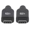 USB-C-kaabel Manhattan USB2C5C2M 2m isane-isanele