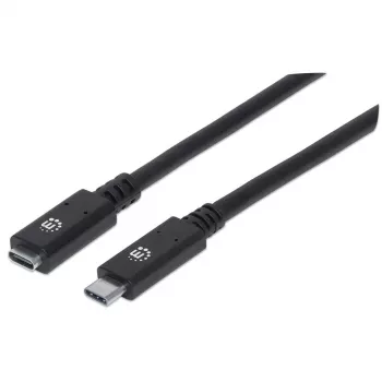 USB-C pikenduskaabel Manhattan 50cm isane emasele
