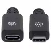 USB-C pikenduskaabel Manhattan 50cm isane emasele