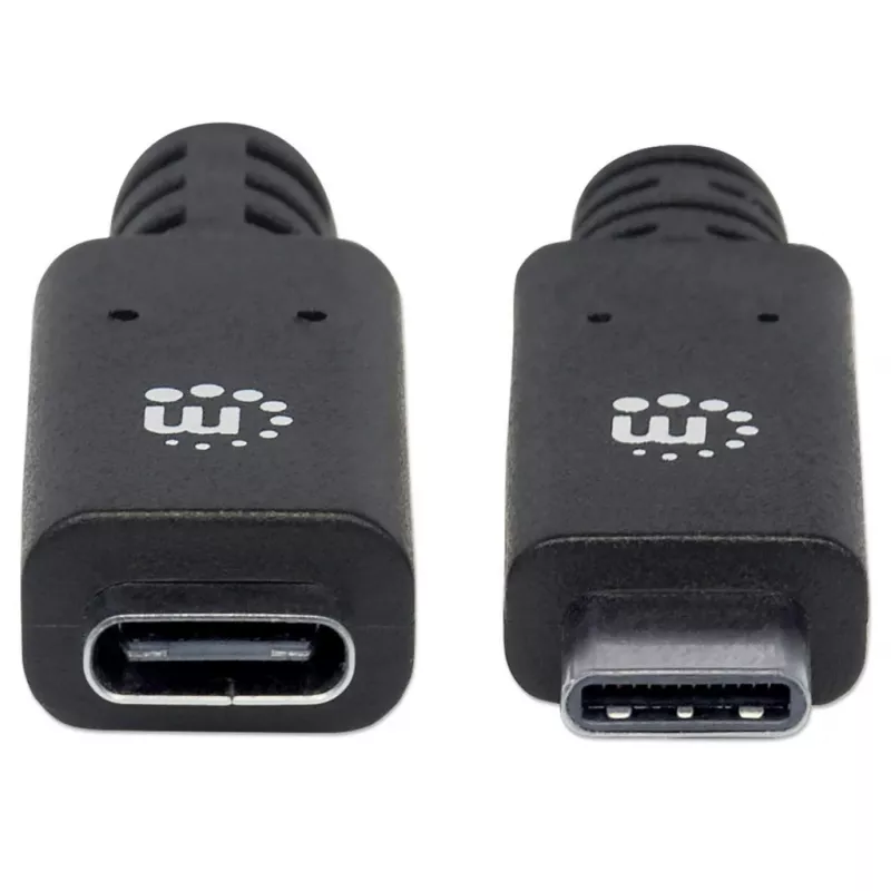 USB-C pikenduskaabel Manhattan 50cm isane emasele