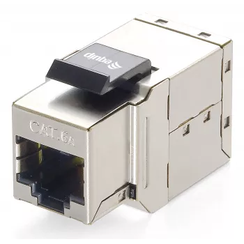 Equip Cat.6A varjestatud keystone läbiviiguadapter (125596)