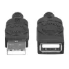 USB-A-pistik USB-A emasele pikenduskaabel Manhattan USBEXTAA3BK