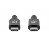 USB-C kaabel Manhattan 5m aktiivne isane-isanele 10 Gbps 3A Must