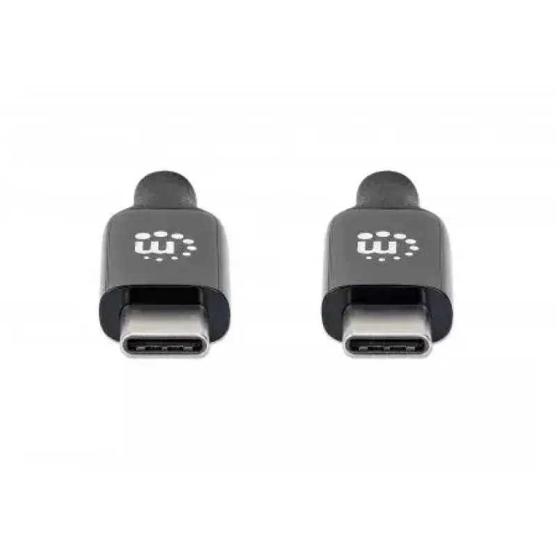 USB-C kaabel Manhattan 5m aktiivne isane-isanele 10 Gbps 3A Must