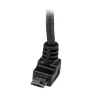 StarTech.com 1 m Micro-USB kaabel – USB-A kuni ülesnurga all Micro-B, 1 m, USB A, Micro-USB B, USB 2.0, isane/isane, must