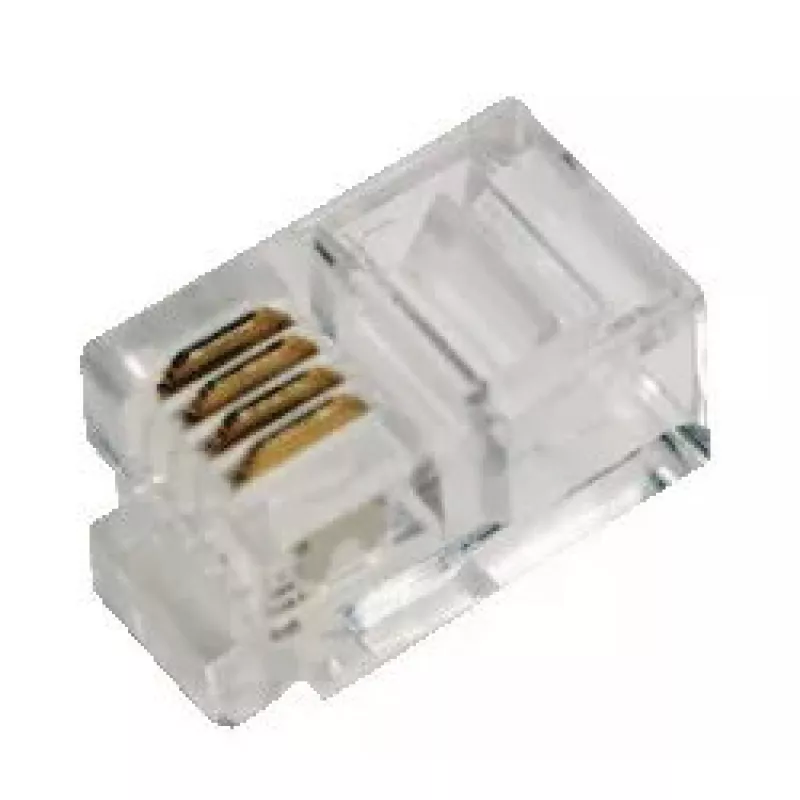 RJ10 pistik LogiLink MP0017 läbipaistev