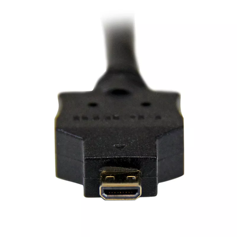 StarTech.com 3ft (1m) Micro HDMI to DVI kaabel - Micro HDMI to DVI adapterkaabel - Micro HDMI tüüp-D seade DVI-D Single Link monitori/ekraani/projektori video konverteri juhe - vastupidav
