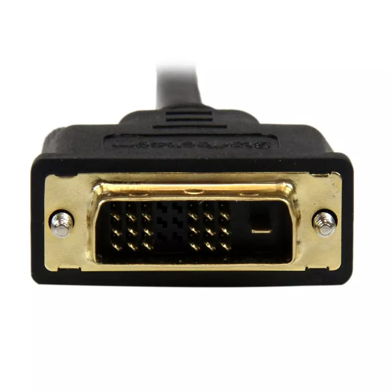 StarTech.com 3ft (1m) Micro HDMI to DVI kaabel - Micro HDMI to DVI adapterkaabel - Micro HDMI tüüp-D seade DVI-D Single Link monitori/ekraani/projektori video konverteri juhe - vastupidav