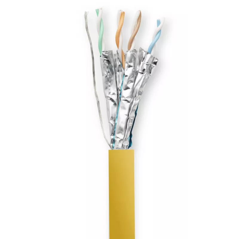 Vivolink PROCAT40 võrgukaabel kollane 40 m Cat6a F/FTP (FFTP)