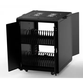 Rackmount cabinet Lanview LVR16U7075BL-DCN-LAPTOP 16U for laptops