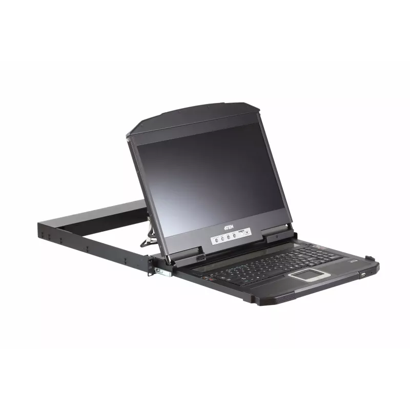 ATEN CL3800NW rack-konsool 47 cm (18,5 tolli) 1920 x 1080 pikslit Metall, Plastik Must 1U