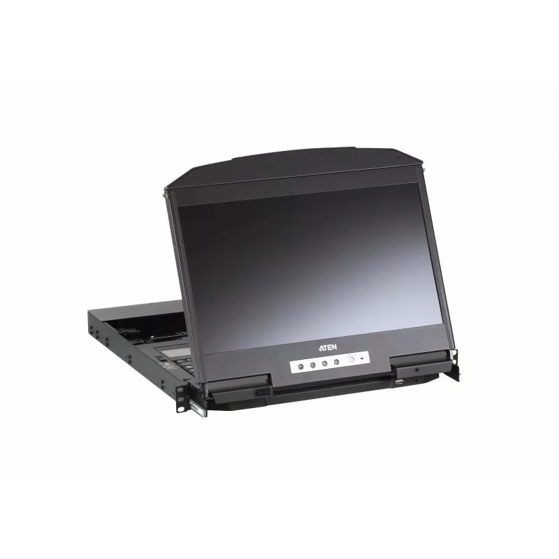 ATEN CL3800NW rack-konsool 47 cm (18,5 tolli) 1920 x 1080 pikslit Metall, Plastik Must 1U