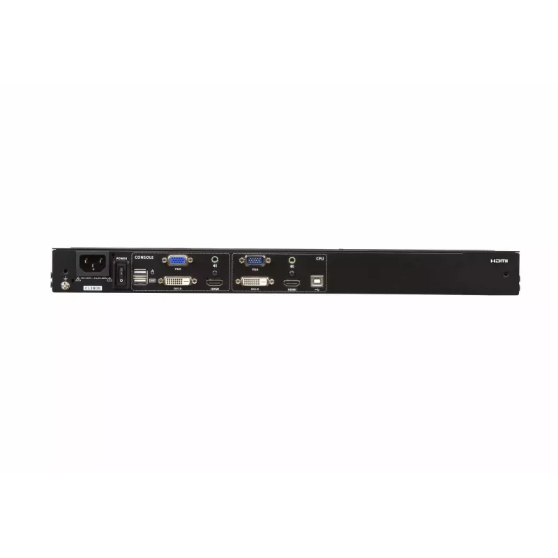 ATEN CL3800NW rack-konsool 47 cm (18,5 tolli) 1920 x 1080 pikslit Metall, Plastik Must 1U