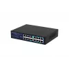 Haldamata kommutaator Lanview LVN-1U-16PORT-1G 16-pordiline 1 Gbps Ethernet, 1U raami paigaldus
